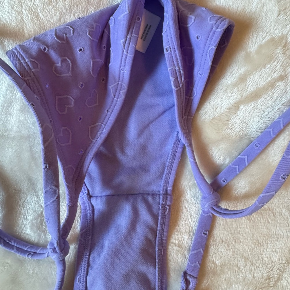 WILD FABLE Purple Halter Bikini Set - Picture 5 of 7